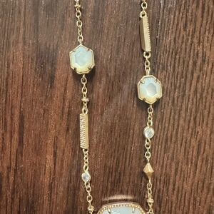 Kendra Scott Gold and Cream Necklace